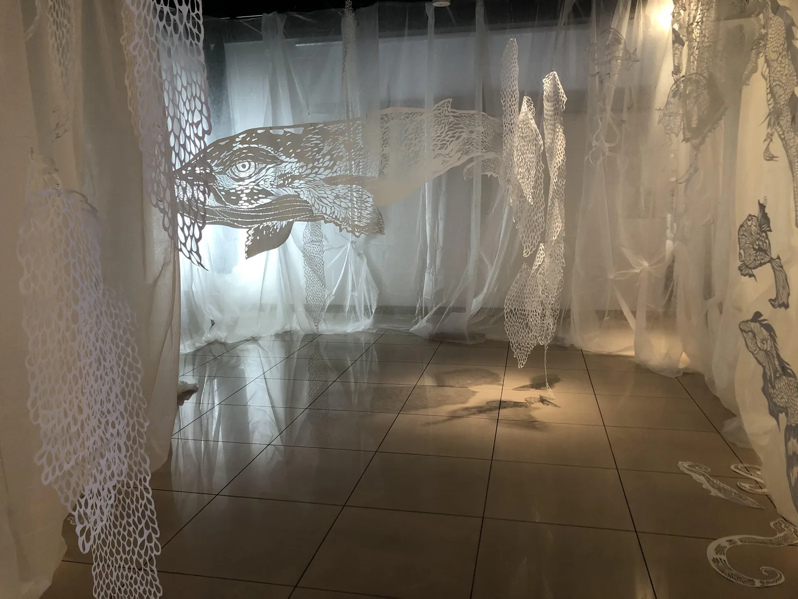 深沢朝実 作品・制作風景 1