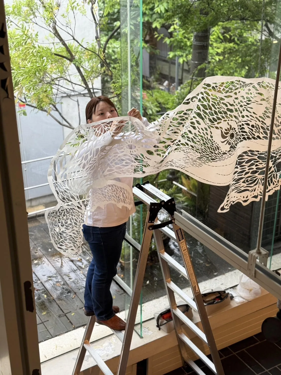 深沢朝実 作品・制作風景 3