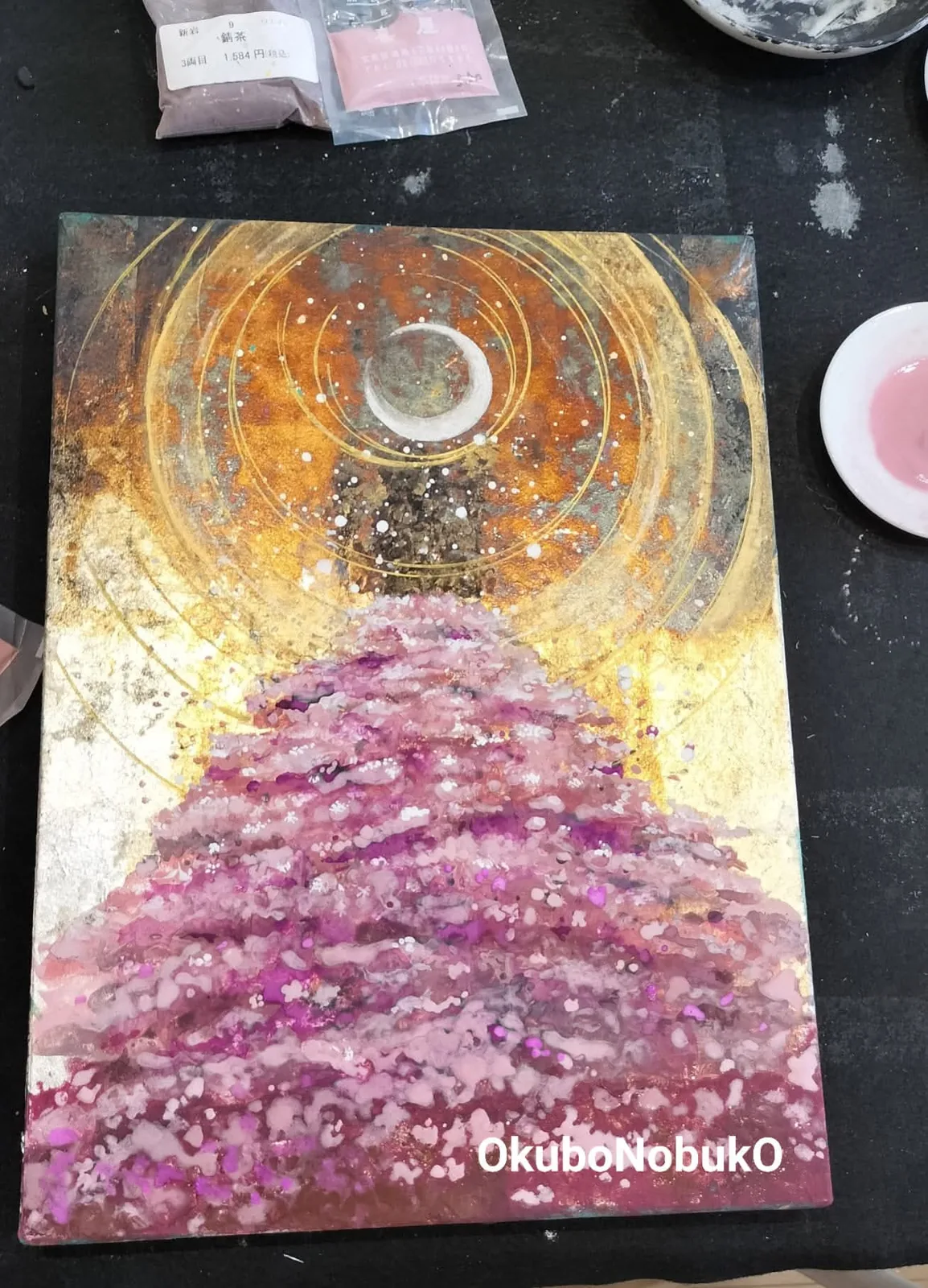 大久保信子 作品・制作風景 3